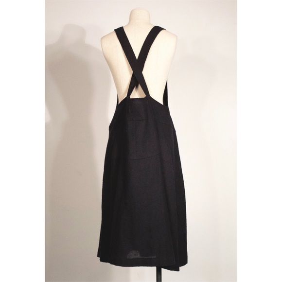 Tricot Comme des Garçons navy wool apron dress - Picture 8 of 9